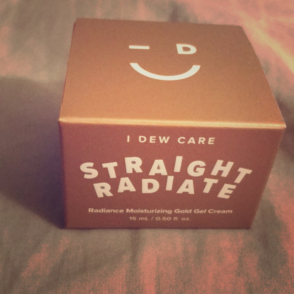 I Dew Care radiance moisturizing gold gel cream